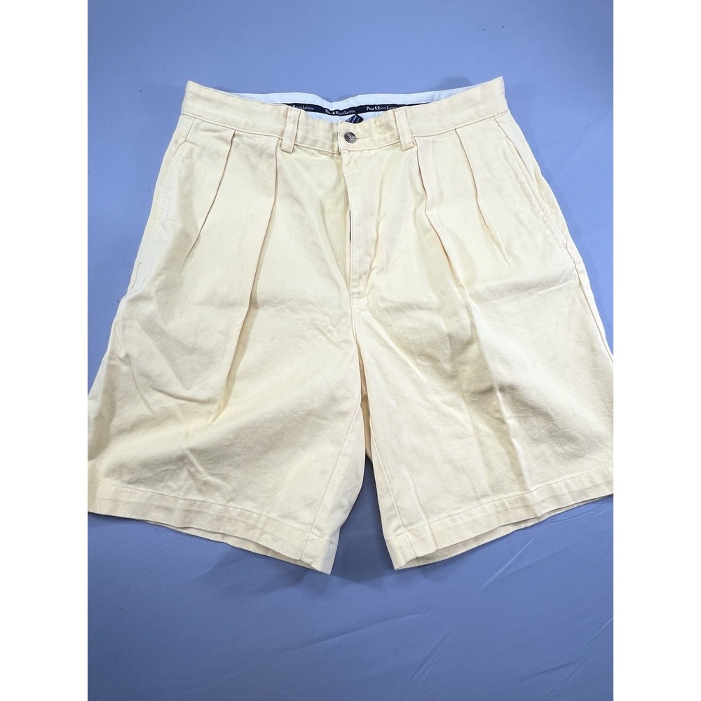 NWOT Polo Ralph Lauren Chino Shorts‎ Yellow Size 33
